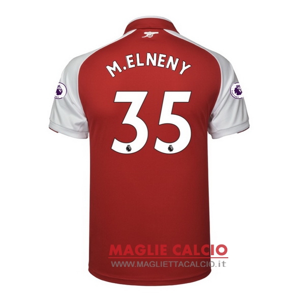 nuova maglietta arsenal 2017-2018 m.elneny 35 prima